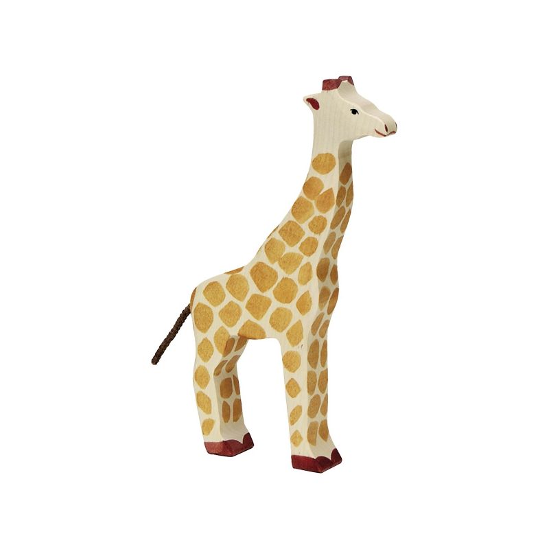 Figura de madera Jirafa Levantada Holztiger