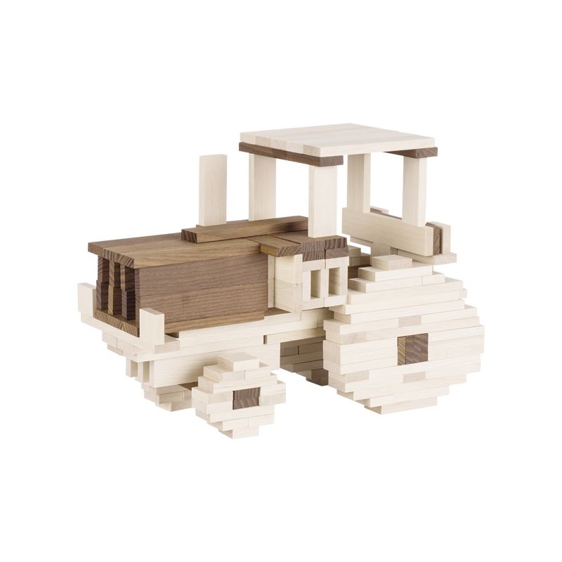 Juego de construcción II , Goki Nature - 200 bloques