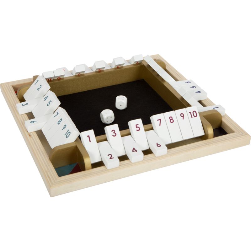 Juego de dados Shut the Box "Gold Edition"