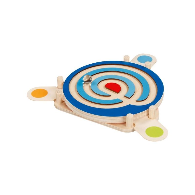 Juego de destreza con bolas Parcour, con dos caras