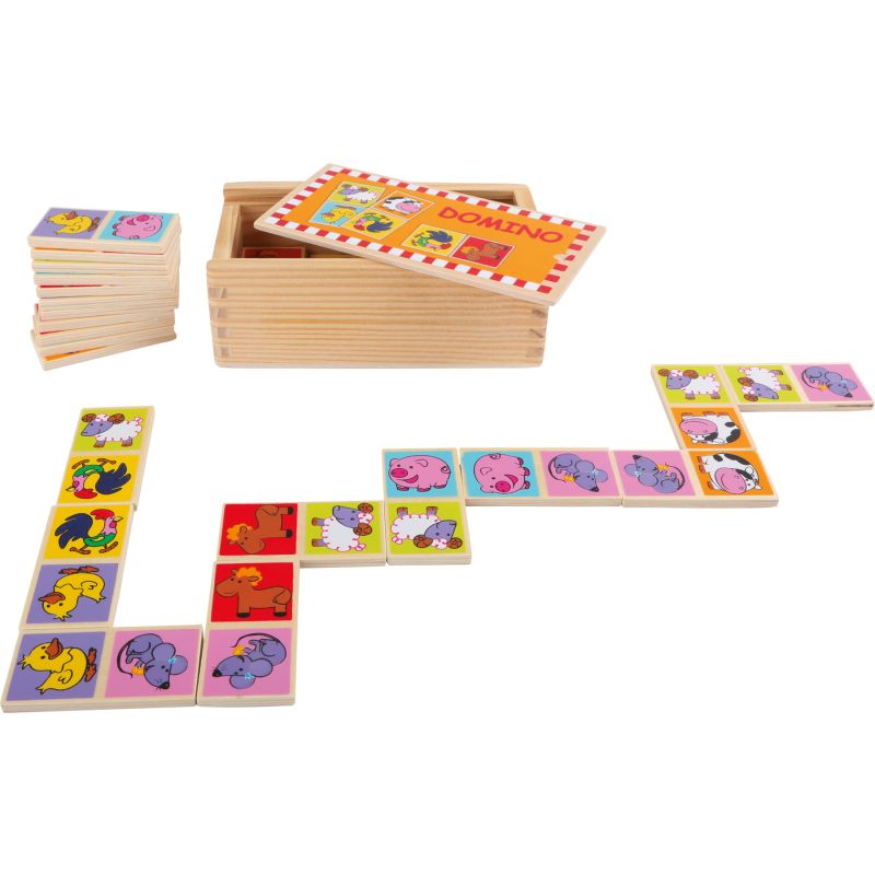 Juego Dominó animales del Zoo