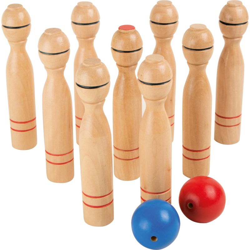 Juego Bolos de madera Grande