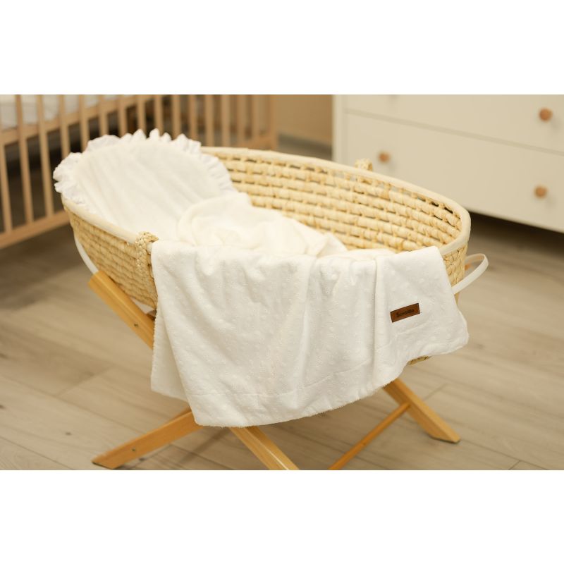 Set Ceremonial para Coche de Bebé: Elegancia y Confort en Blanco
