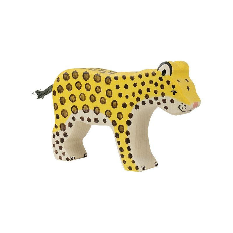 Figura de madera Leopardo Holztiger