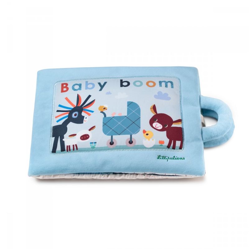 Libro didáctico Baby Boom Lilliputiens con actividades y animales de granja