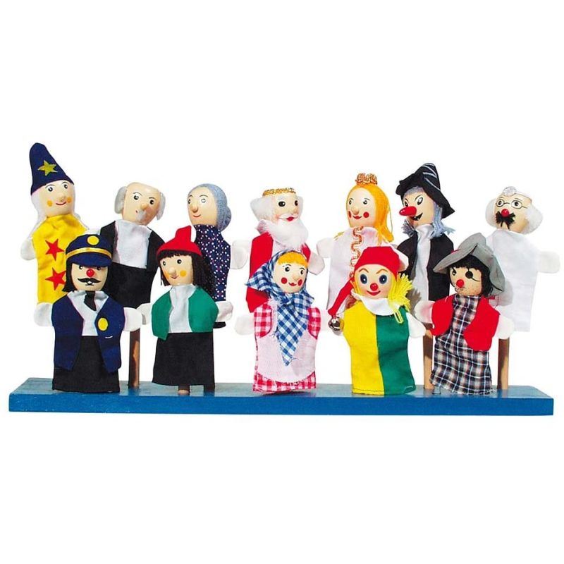 Juego de marionetas de Dedo , 12 unidades - Goki