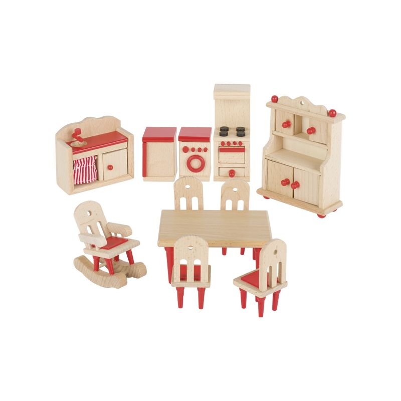 Mobiliario de cocina para casa de muñecas , Goki
