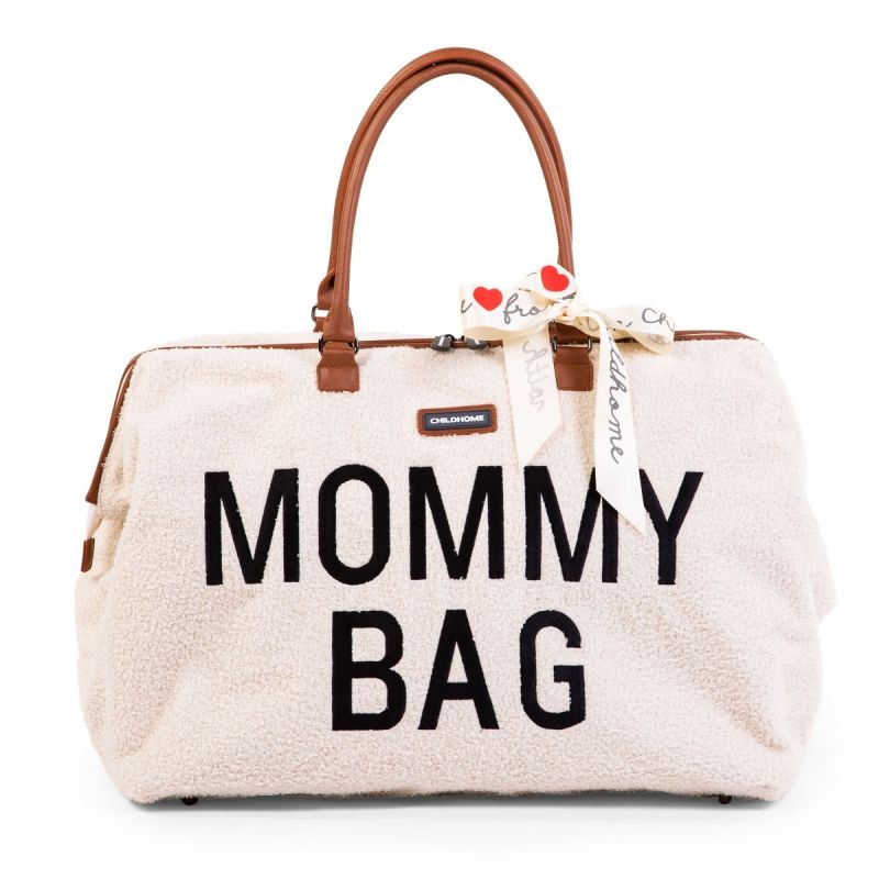 Bolso de maternidad Mommy Osito Blanco Crudo , Childhome