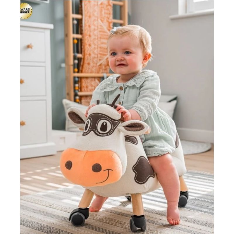 Moobert vaca aventurera correpasillos Little Bird Told Me · madera · 12m+ · sensorial