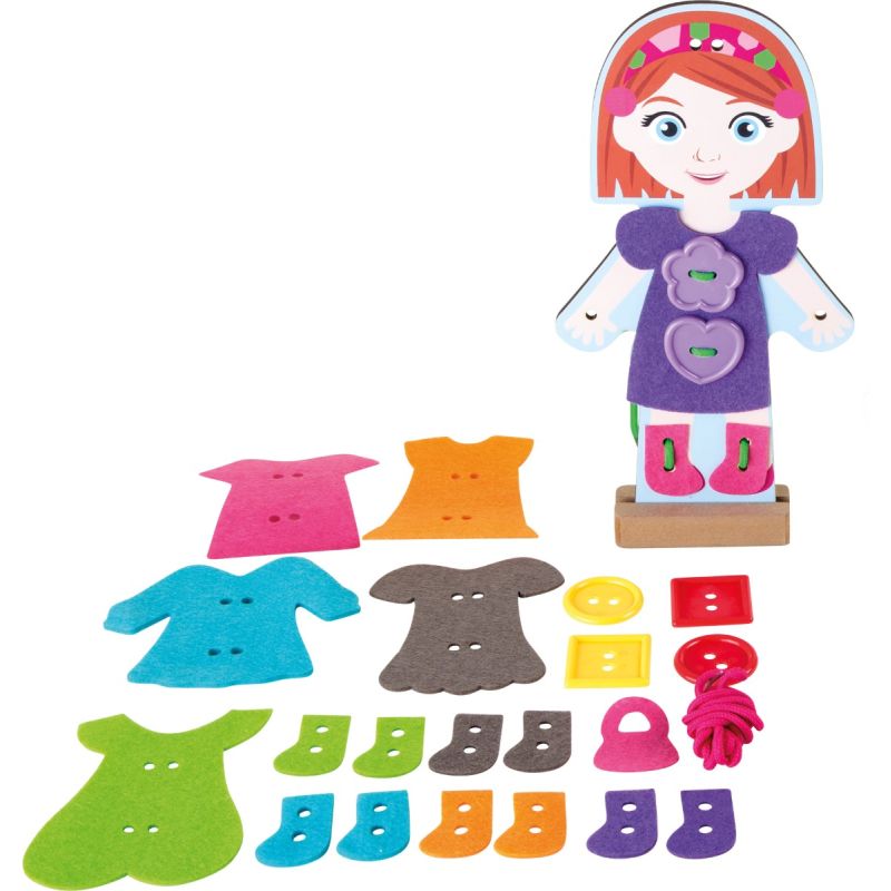 Muñeca para vestir - Juguete de Enhebrar