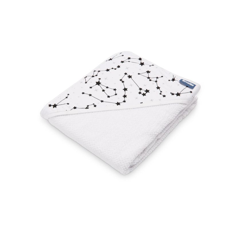 Capa de baño con capucha Crepe en color Blanco - imagen 2