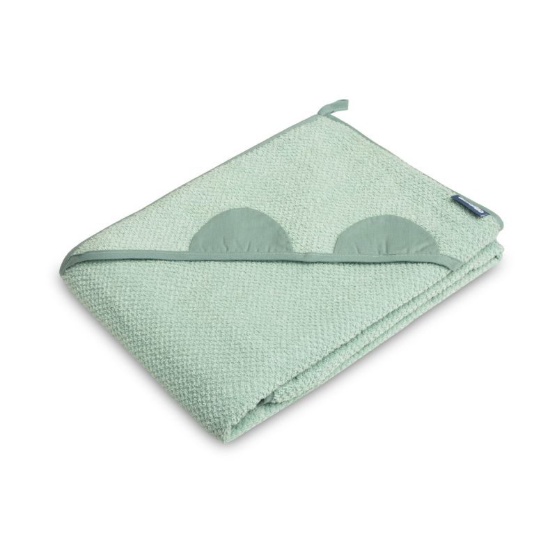 Capa de baño con capucha Crepe en color Menta