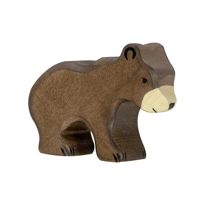 Figura de madera Oso Marrón pequeño Holztiger