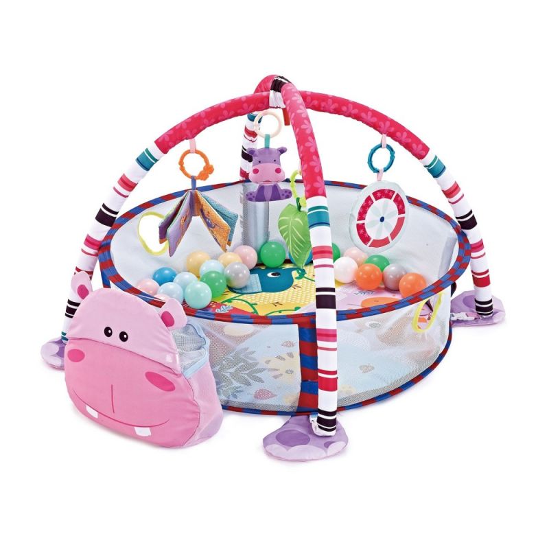 Piscina de bolas y Manta de actividades Hippo de Kikkaboo