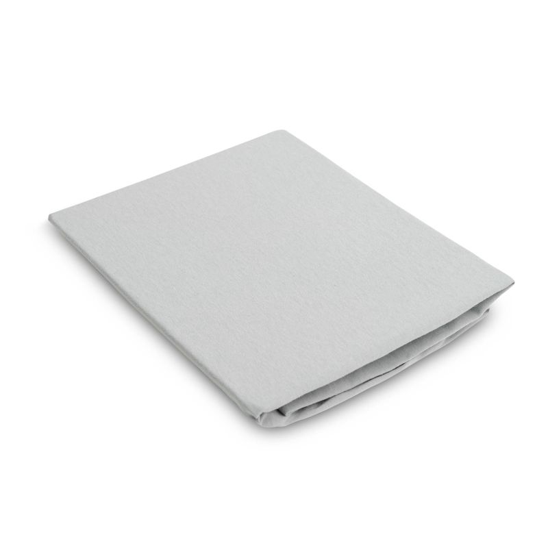 Funda con banda Elástica para cambiador de Bebé  , Tejido Jersey-Gris