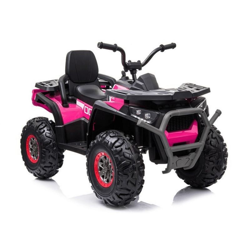 Quad Eléctrico Infantil XMX607 Rosa – 12V, 4 Motores, Luces , Ruedas Eva y Audio