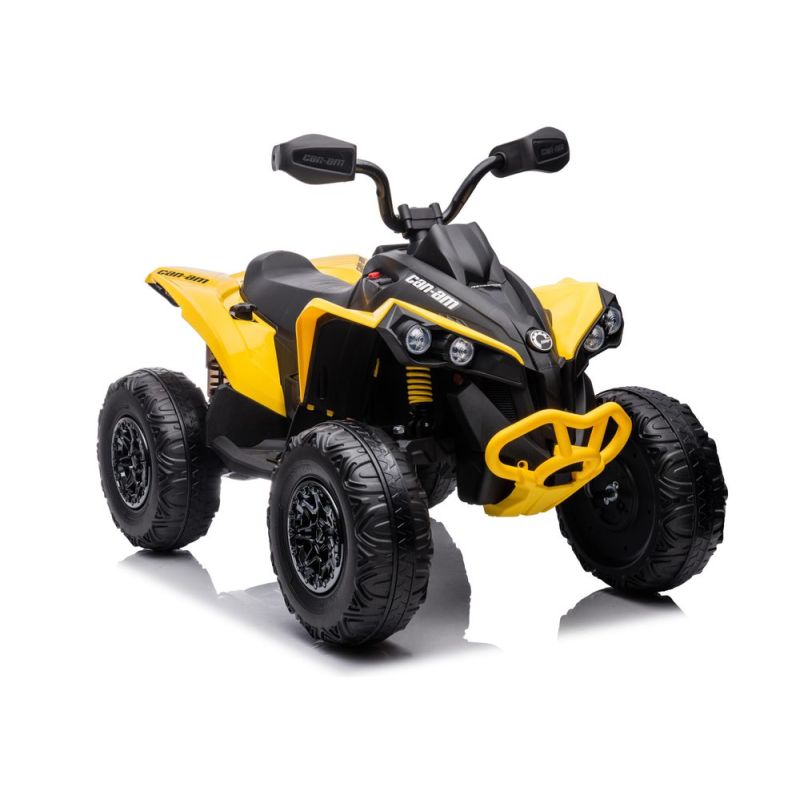 Quad eléctrico infantil 4x4 12V Lean Cars amarillo · 108 cm · 3-8 km/h