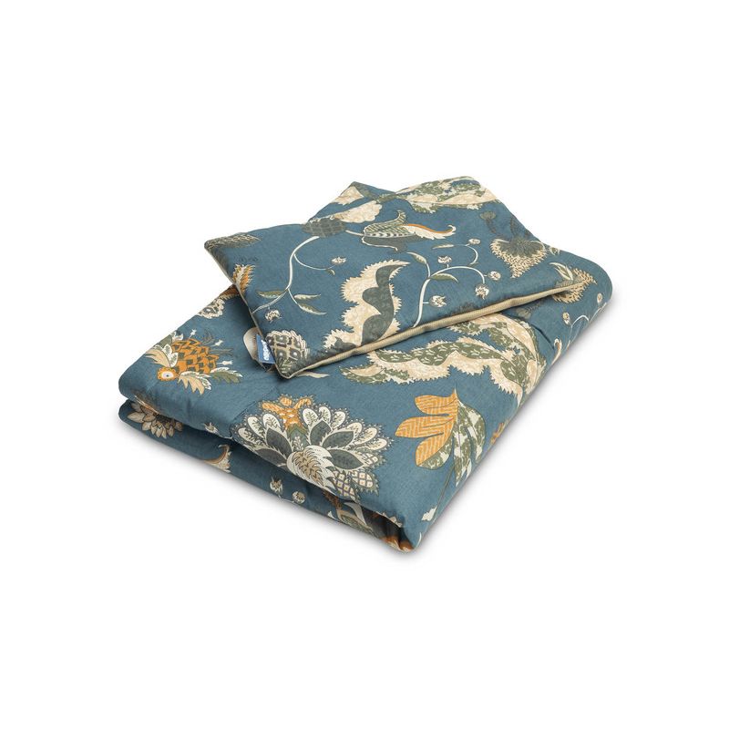 Juego de Cuna de terciopelo Edredón + Almohada Marruecos Beige