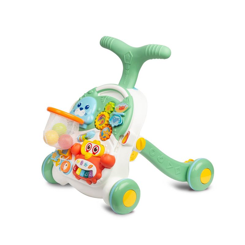 Andador 2 en 1, Toyz Activity , juguete educativo-Verde