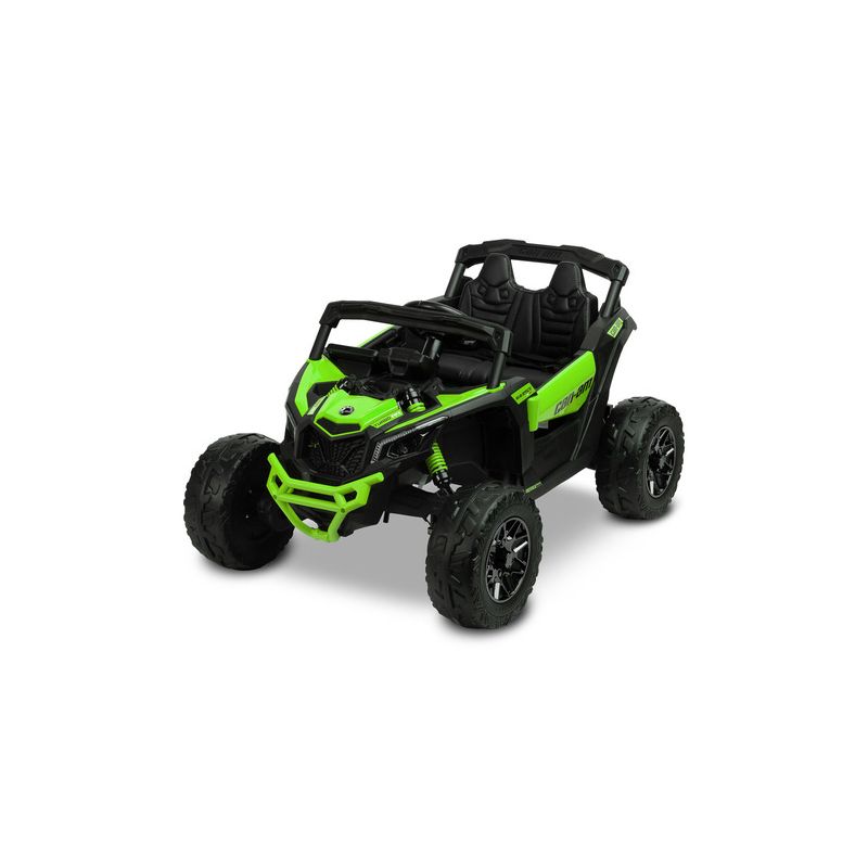 Vehículo Eléctrico Infantil Maverick - Potencia y Aventura para Niños de 3 a 8 Años-Verde