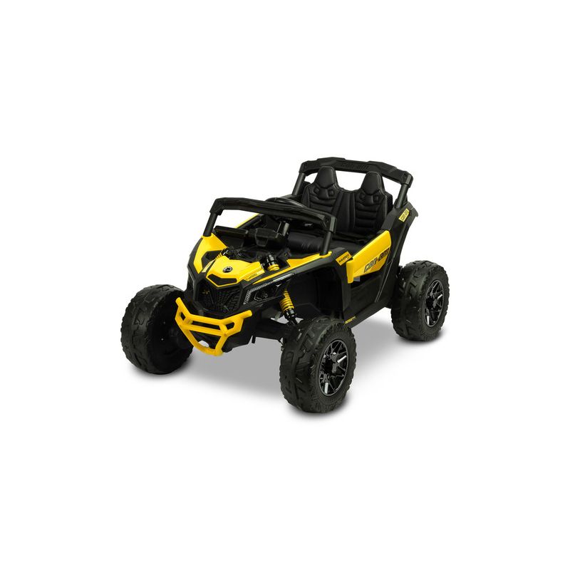 Vehículo Eléctrico Infantil Maverick - Potencia y Aventura para Niños de 3 a 8 Años-Amarillo
