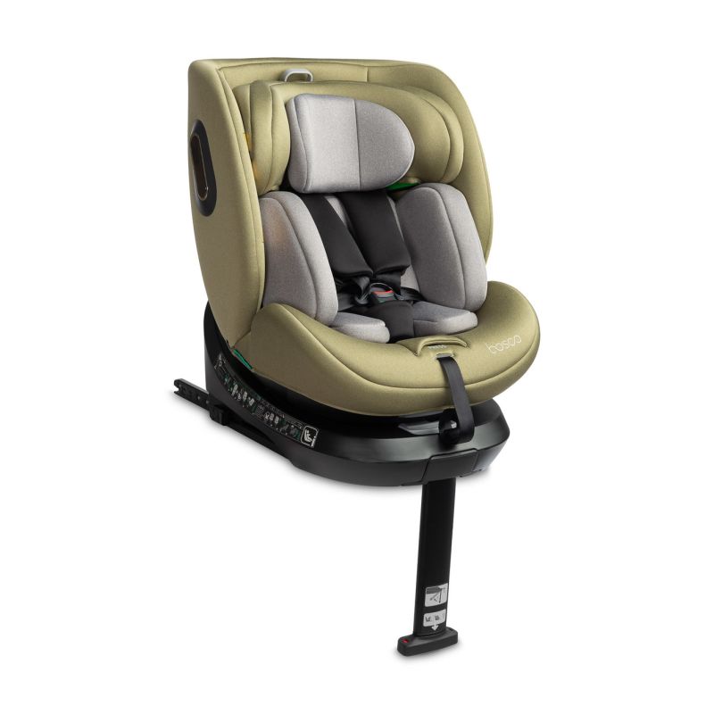 Silla i-Size 40-150 Isofix con pata de apoyo - Bosco-Verde