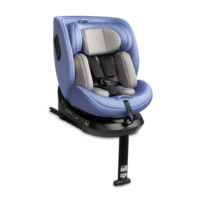 Silla i-Size 40-150 Isofix con pata de apoyo - Bosco-Azul