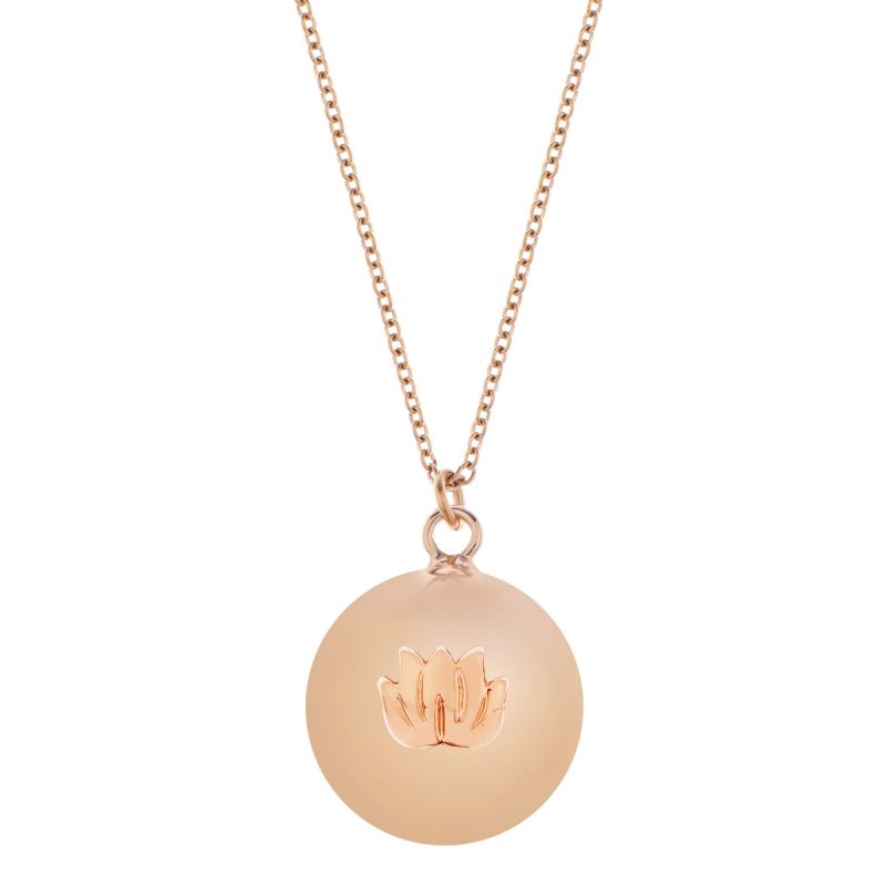 Llamador de Ángeles Flor de Lotus oro rosa - Proudmama