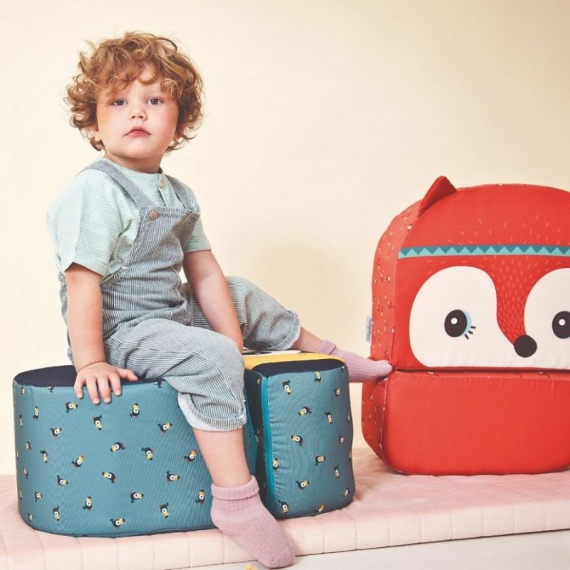 Puf modular Pablo Lilliputiens para niños y bebés