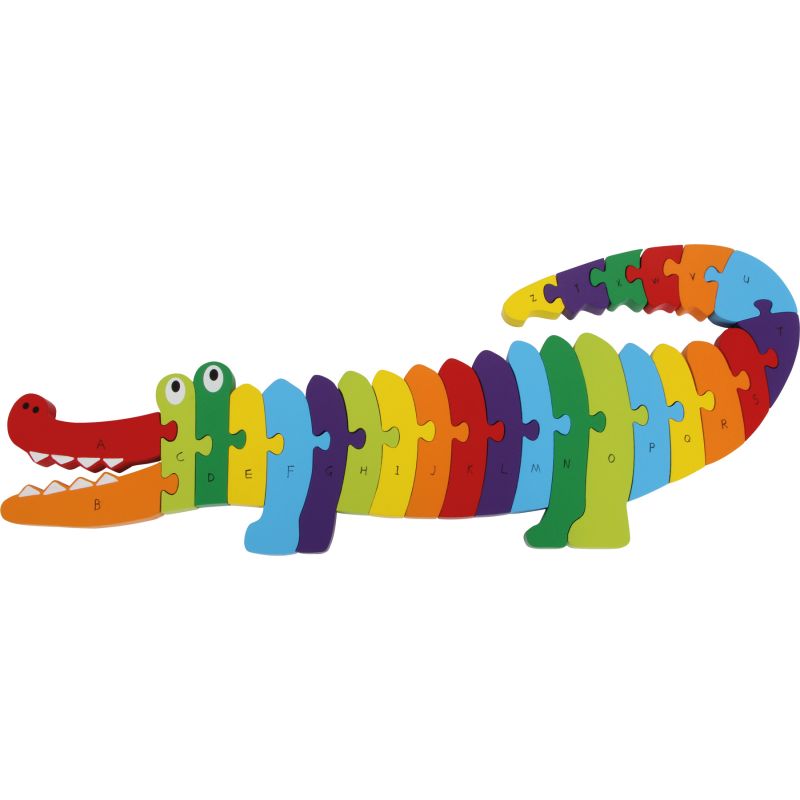 Puzzle Cocodrilo Abecedario - A partir de 5 años