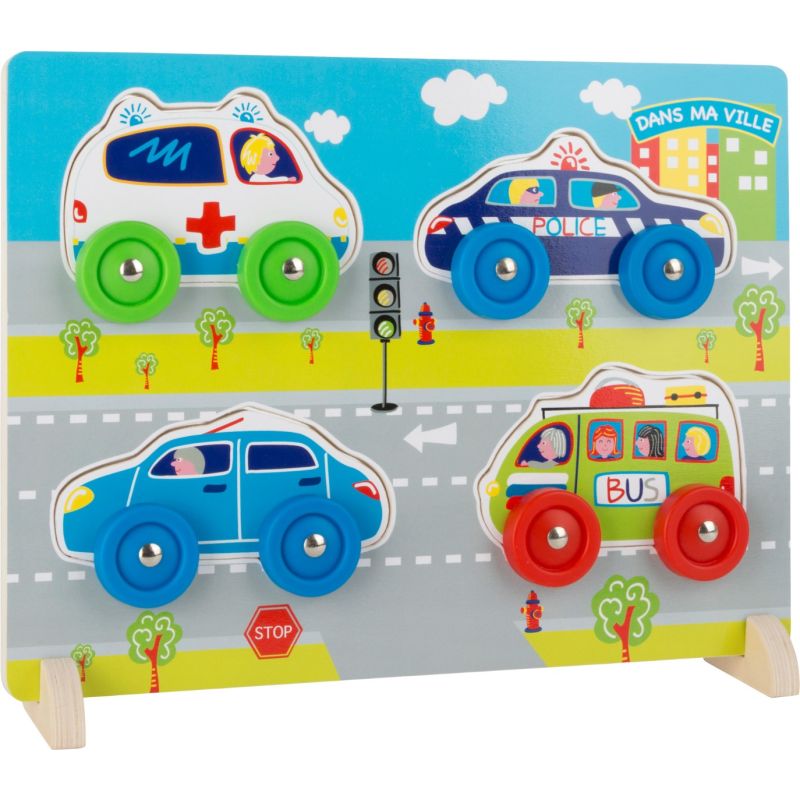Puzzle de madera 3D Coches - A partir de 12 meses