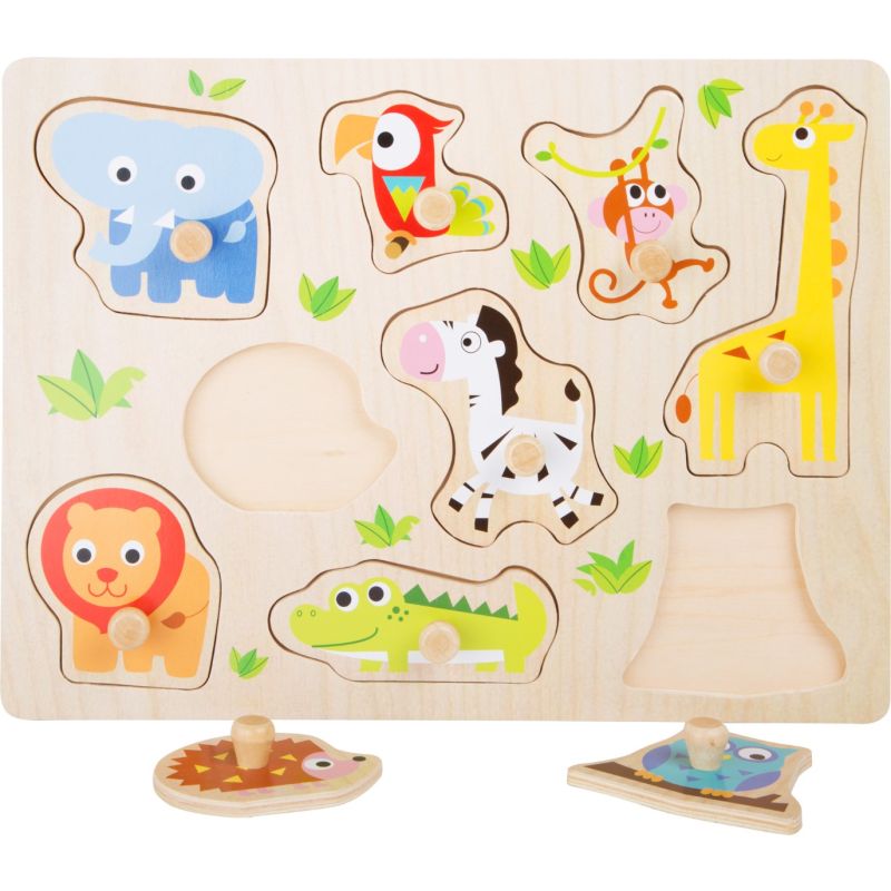 Puzzle de encaje Animales del Zoo 
