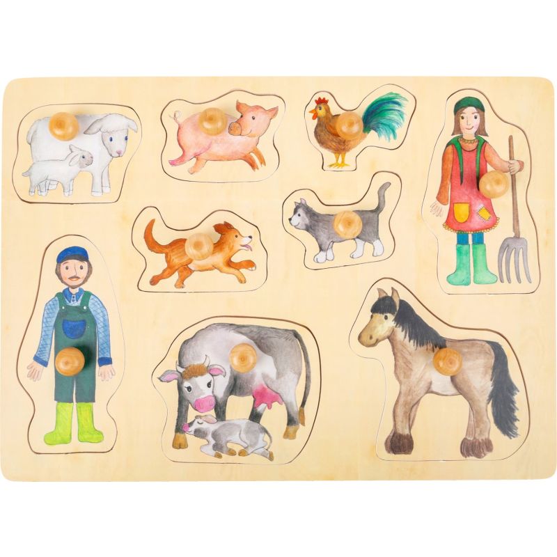 Puzzle granja y vida en el campo - 12 meses +