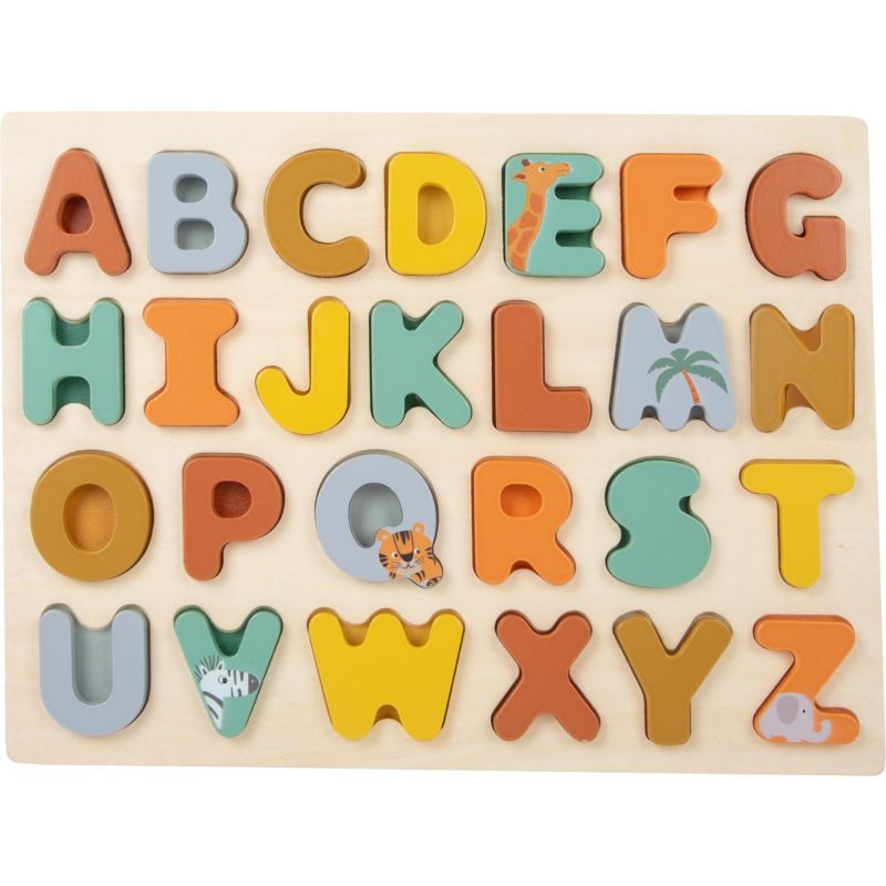 Puzzle de madera Abecedario Safari