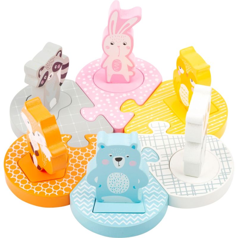 Puzzle para encajar en colores pastel - imagen 3