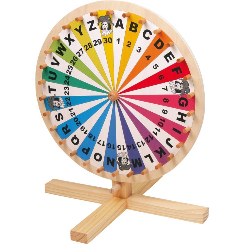 Ruleta de la suerte - Juguete de madera 