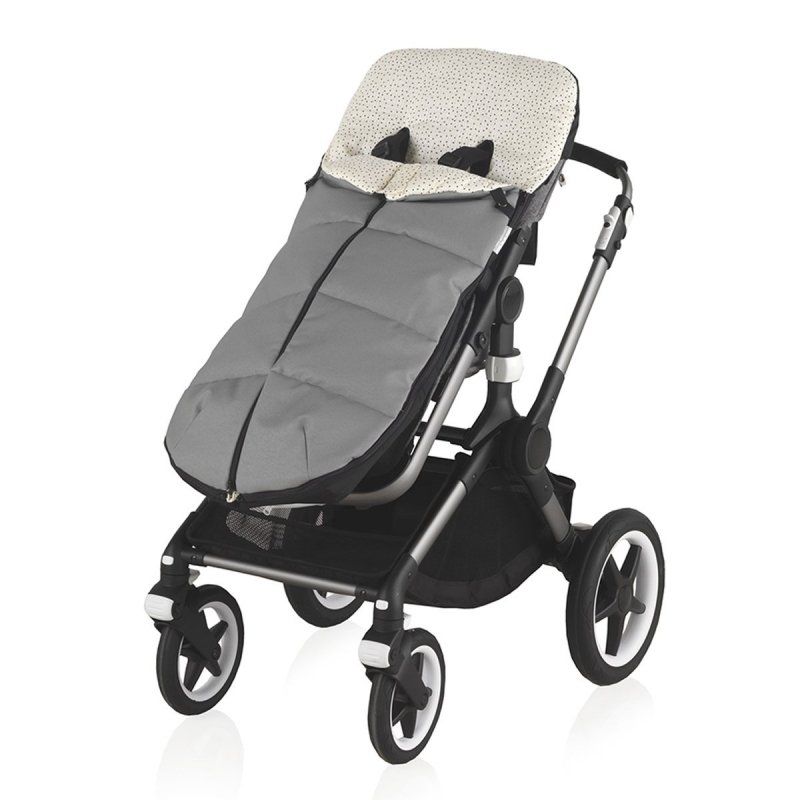 Saco Universal para silla de paseo Classic Dots Grey Norababybags