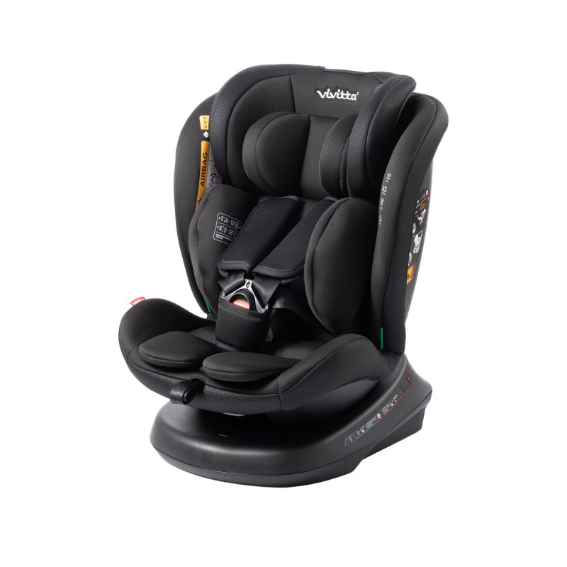 Silla de Coche sin Isofix Evolutiva Sanna iBelt  - Desde 40 cm hasta 150 cm (0-12años) - Cinturón del vehículo