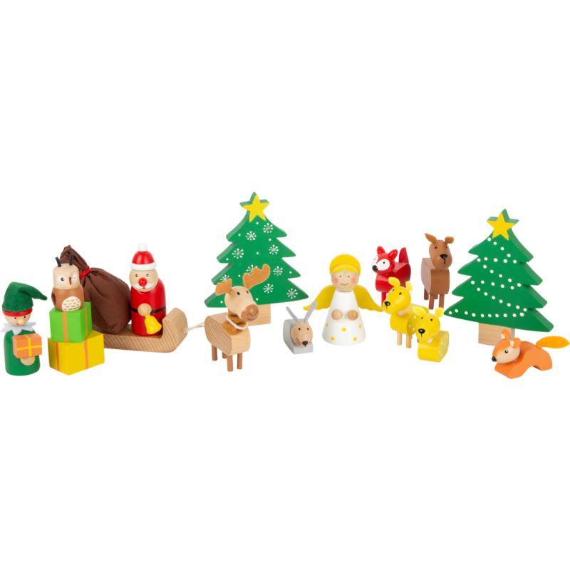 Set Bosque Navideño con Animales