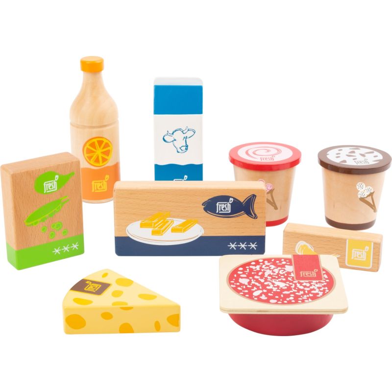 Set de alimentos para la nevera Fresh , 9 piezas