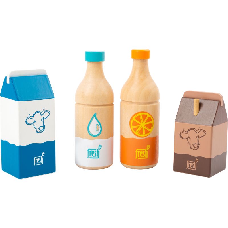Set de bebidas fresh , juguete de madera, 4 piezas