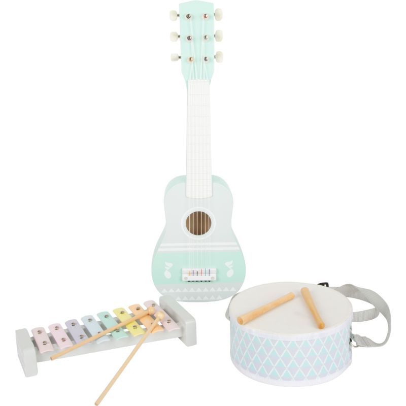 Set de música Pastel - Guitarra, xilófono y tambor