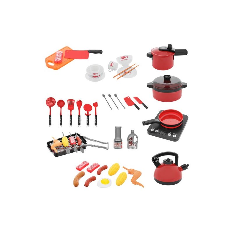 Set de utensilios de cocina para niños y niñas , incluye 44 piezas