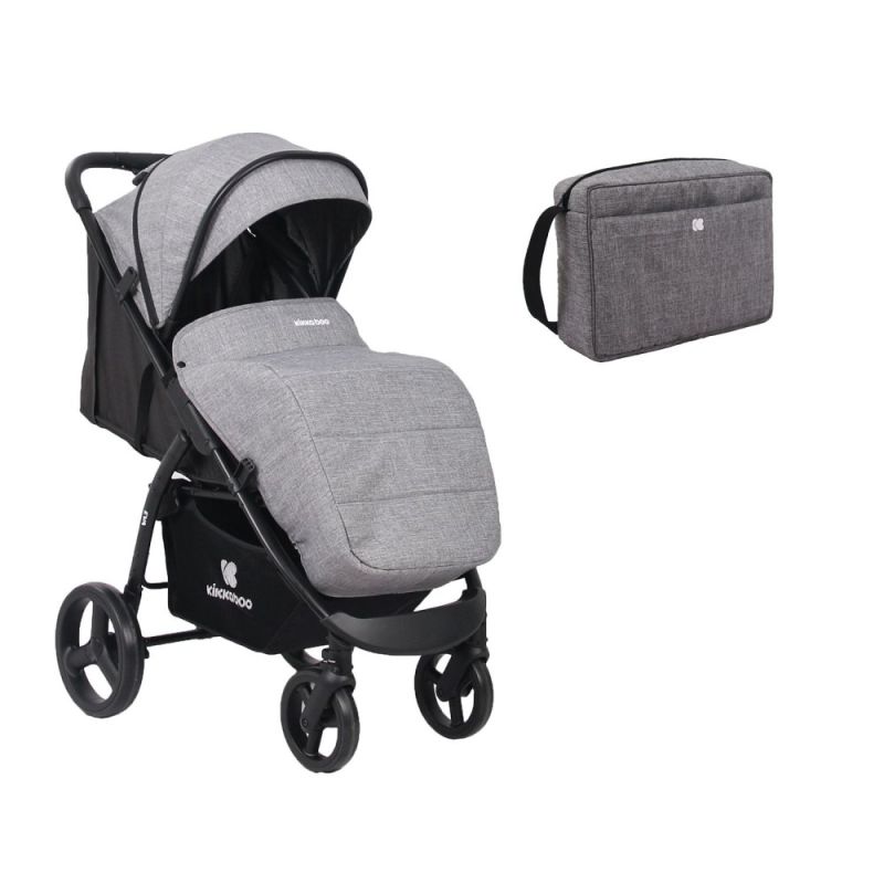 Silla de paseo Ligera Eva en color Gris, Kikkaboo