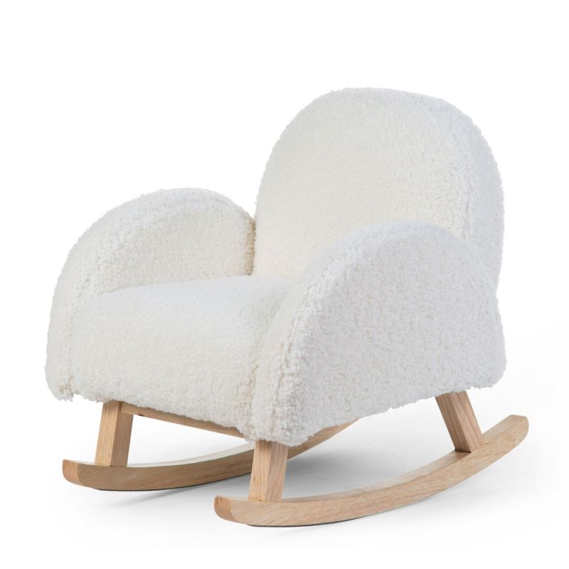 Mecedora infantil Teddy White - Childhome
