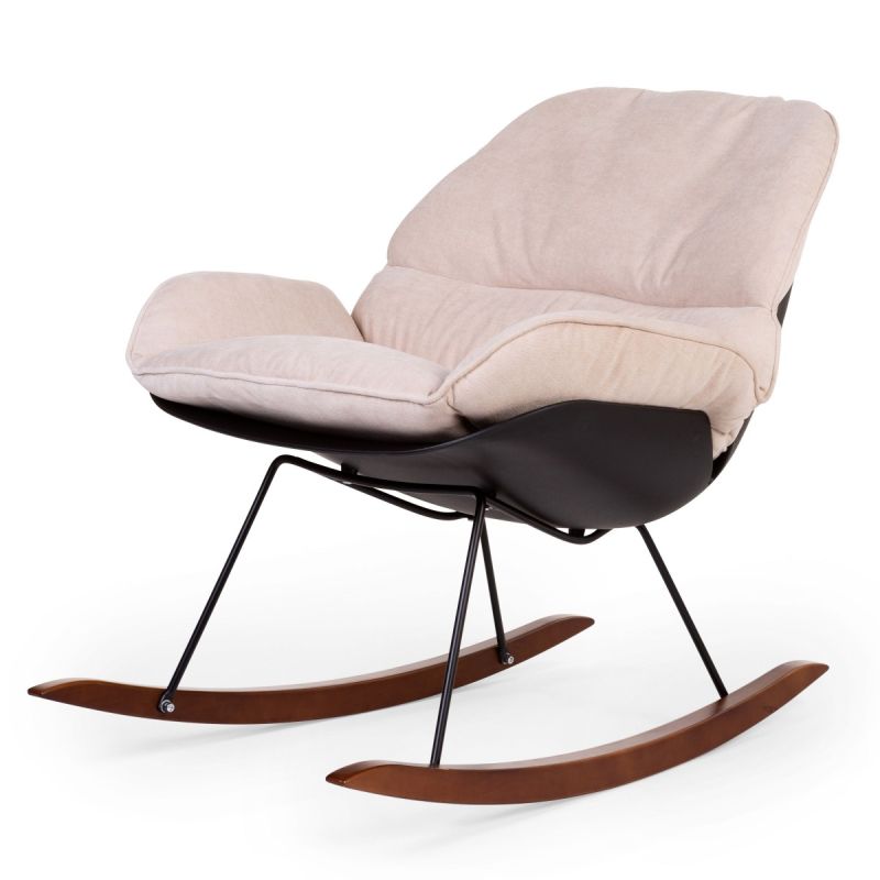 Sillón de lactancia Lounge Chair , Negro y Crema , Childhome
