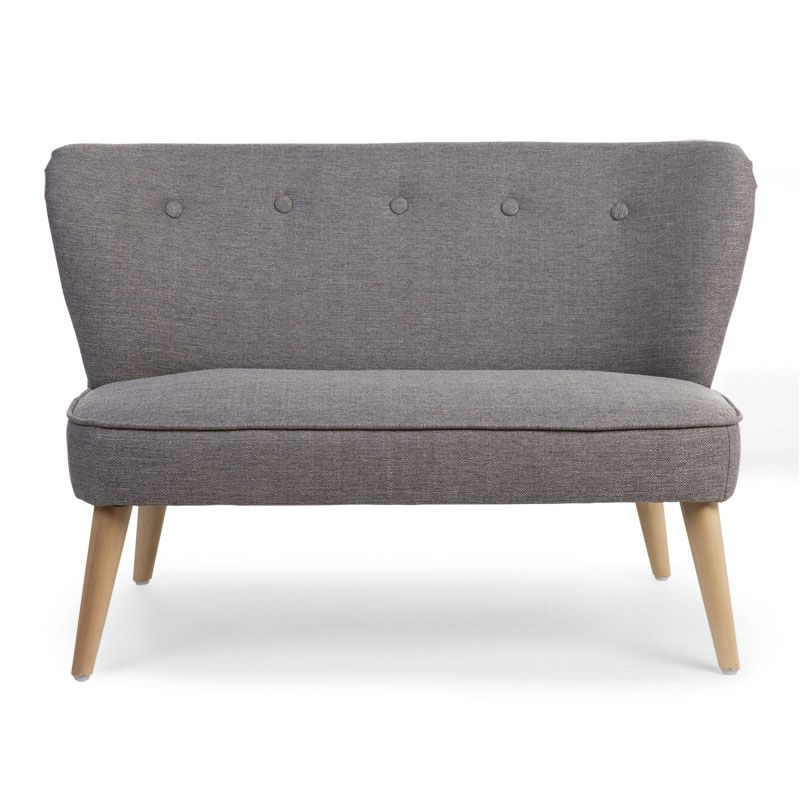 Sofá Infantil Doble Veltvet - Childhome-Gris
