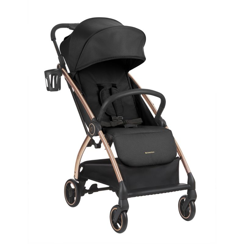 Silla de paseo autoplegable Joy, ligera y compacta, ideal para mamás con bebés en movimiento.