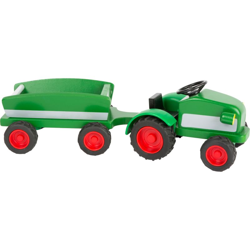 Tractor de madera Verde - Woodfriends