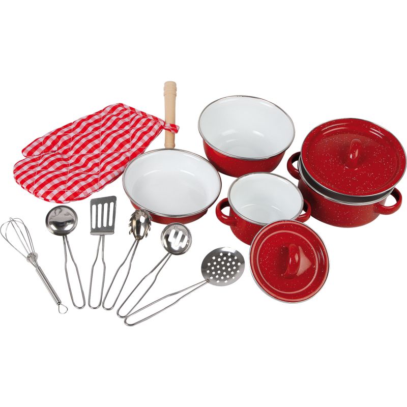 Utensilios de Cocina Rojos para Niños - 13 piezas